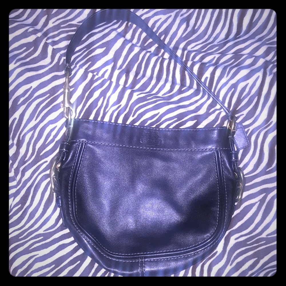 Authentic Coach /Small black handbag